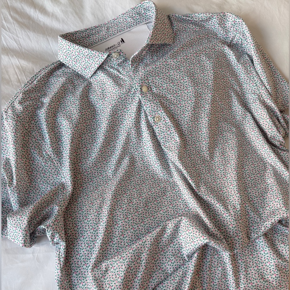 johnnie-O Men's Floral Print Polo